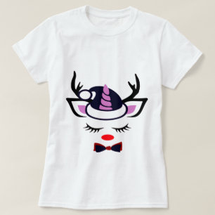 Camiseta Cara dulce de unicornio