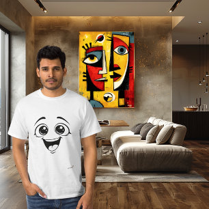 Camiseta Cara Emocionada   Estado de ánimo del sábado Diseñ