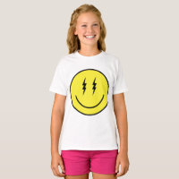 Cara Emoticono Emoji Ojos de Rayo Amarillo