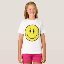 Cara Emoticono Emoji Ojos de Rayo Amarillo