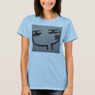 Camiseta cara enojada