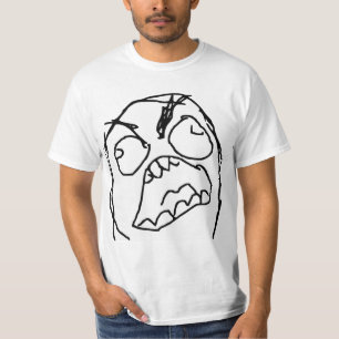 Camiseta Cara enojada Meme de la rabia de Fuu Fuuu del