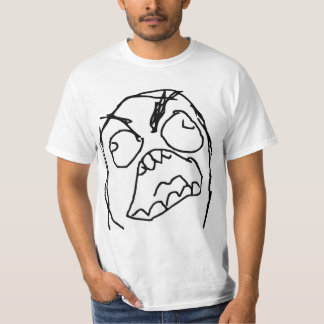 Camiseta Cara enojada Meme de la rabia de Fuu Fuuu del