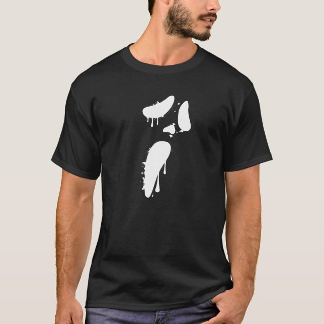 Camiseta Cara fantasma (Anverso)