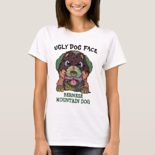 Camiseta Cara fea de perro de montaña único de Bernese