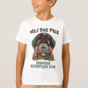 Camiseta Cara fea de perro de montaña único de Bernese