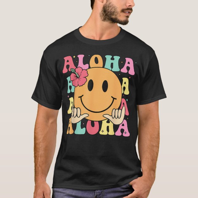 Camiseta Cara Feliz Aloha (Anverso)