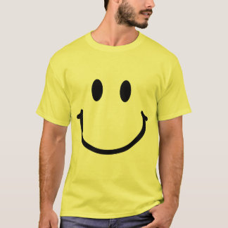 Camiseta Cara Feliz Amarillo