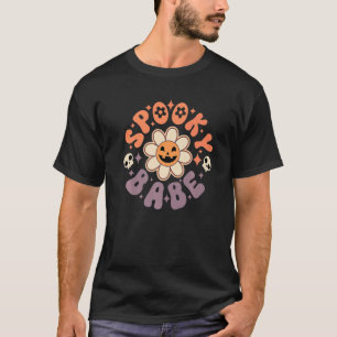 Camiseta Cara Feliz Bebé Espeluznante Temporada Espeluznant
