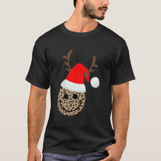 Camiseta Cara feliz con cara de sonrisa de Santa