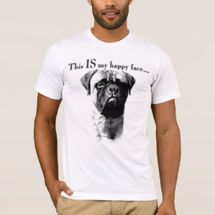 Camiseta Cara feliz de Bullmastiff