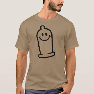 Camiseta Cara feliz del condón