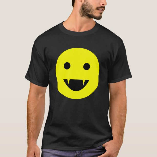 Camiseta cara feliz del vampiro (Anverso)