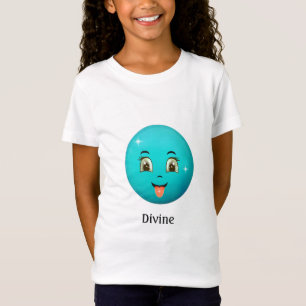 Camiseta Cara feliz divina linda