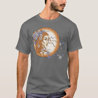 CAMISETA CARA FEMENINA CON FLORES