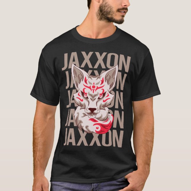 Camiseta Cara Fox - Nombre Jaxxon (Anverso)