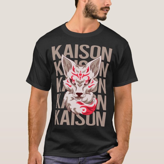 Camiseta Cara Fox - Nombre Kaison (Anverso)