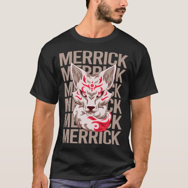 Camiseta Cara Fox - Nombre Merrick (Anverso)