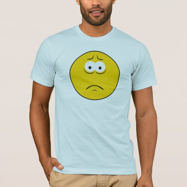 Camiseta Cara Fruncida Triste (Anverso)