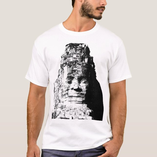 Camiseta Cara grande de Angkor Wat (Anverso)