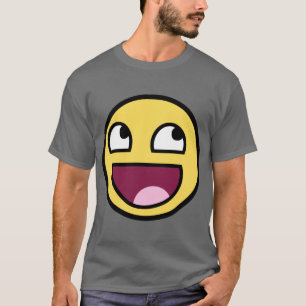 Camiseta cara impresionante de la cara impresionante