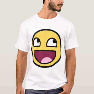 Camiseta cara impresionante de la cara impresionante