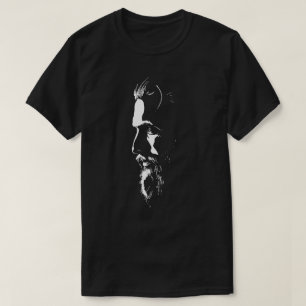 Camiseta Cara impresionante y misteriosa del hombre con la