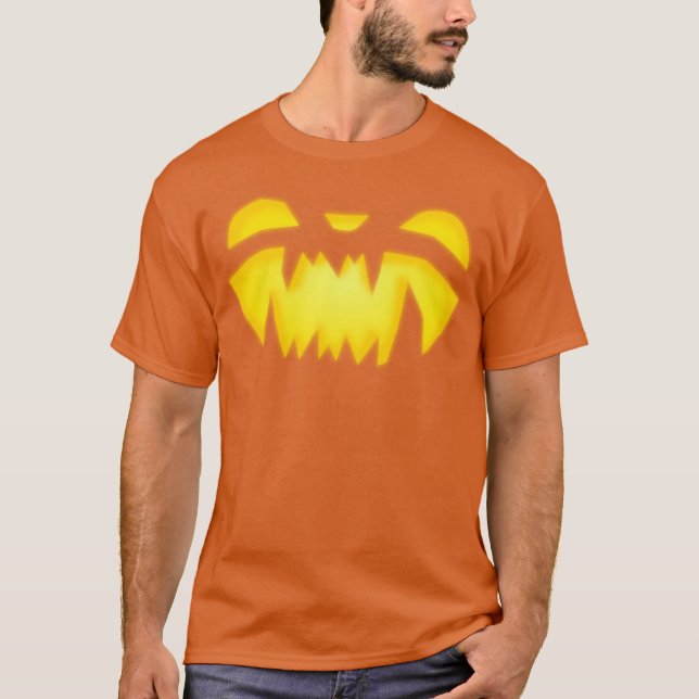 Camiseta Cara Jack-o-lantern (Anverso)