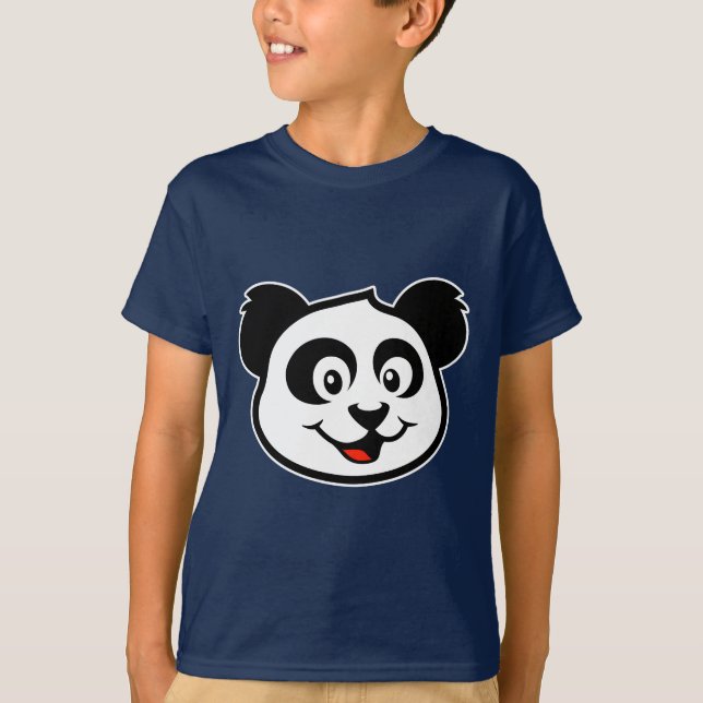 Camiseta Cara linda de la panda (Anverso)