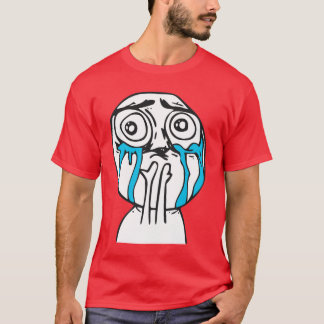Camiseta Cara linda Meme de la rabia de la sobrecarga del