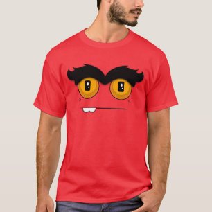 Camiseta Cara linda y divertida del monstruo de Unibrow del