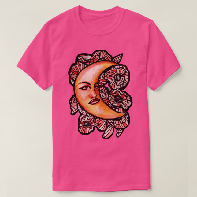 Camiseta Cara lunar (Diseño del anverso)