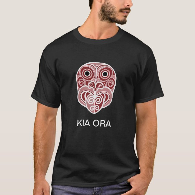 Camiseta Cara maorí tiki  (Anverso)