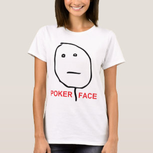 Camiseta Cara Meme de la rabia de la cara de póker