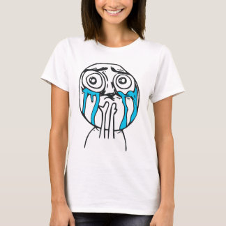 Camiseta Cara Meme de la rabia de la sobrecarga del