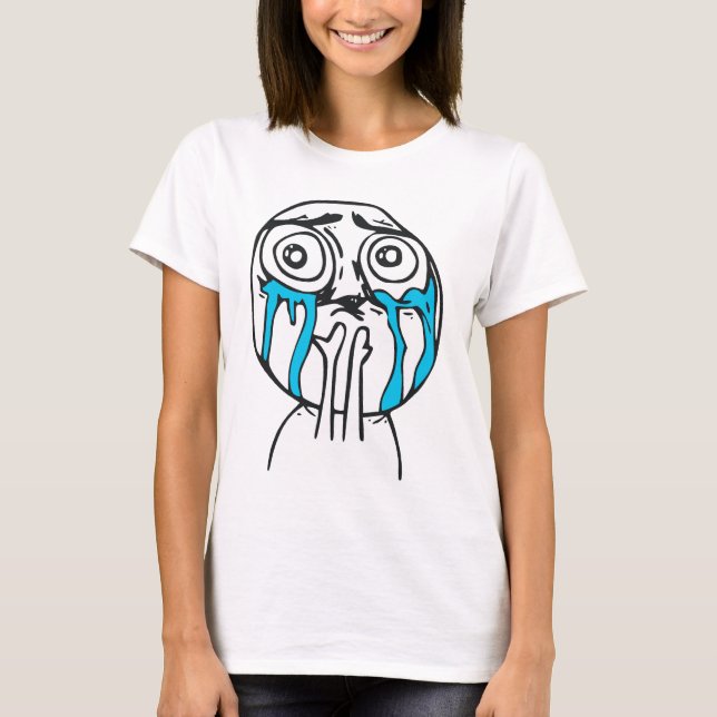Camiseta Cara Meme de la rabia de la sobrecarga del (Anverso)
