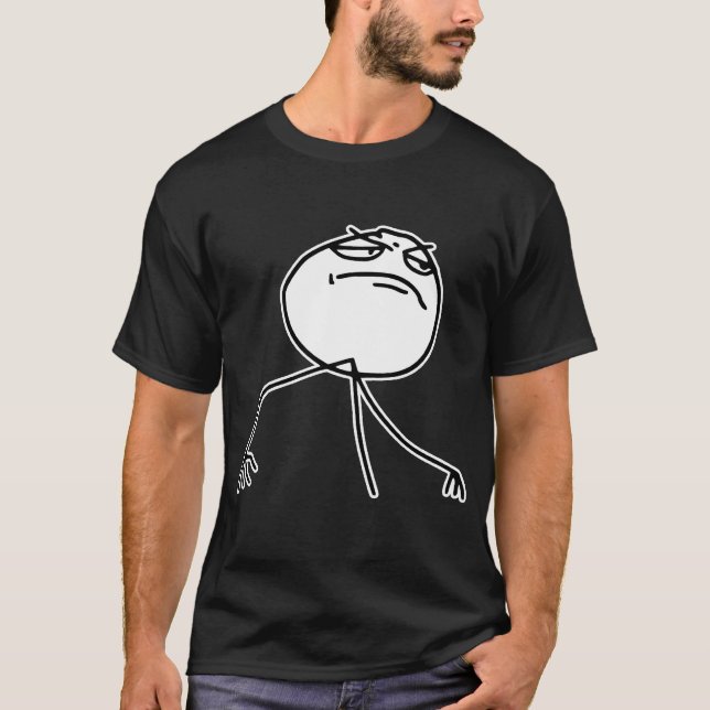 Camiseta Cara Meme de la rabia del Yea de F (Anverso)