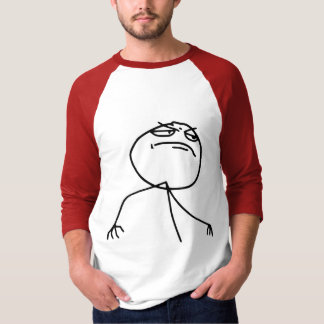 Camiseta Cara Meme de la rabia del Yea de F