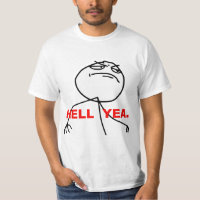 Cara Meme de la rabia del Yea del infierno