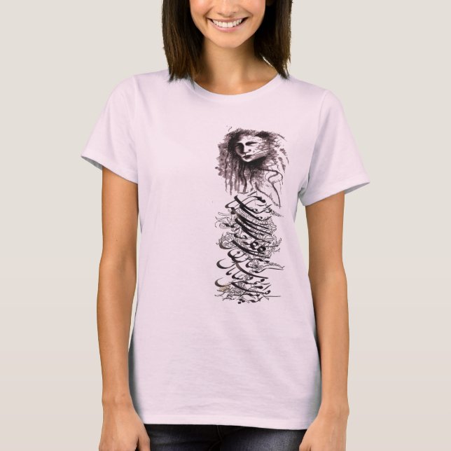 Camiseta cara nastaleeq 1200D (Anverso)