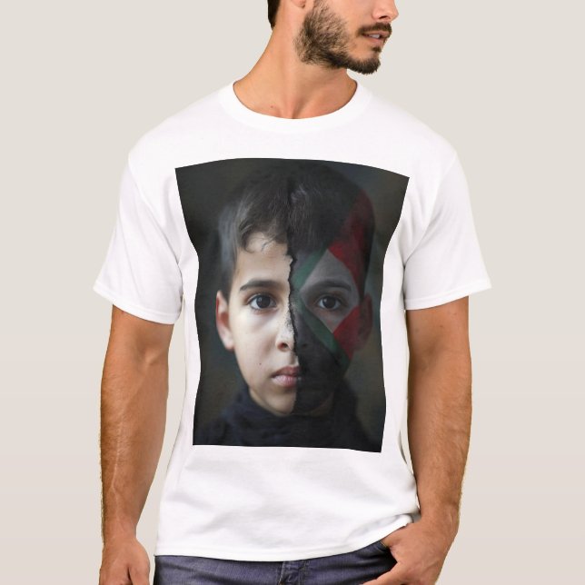 Camiseta Cara palestina (Anverso)