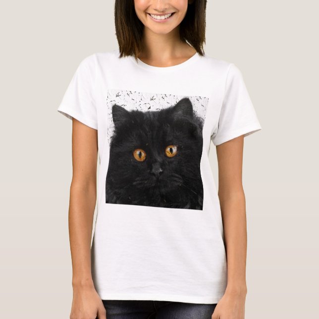 Camiseta Cara Persa Negra (Anverso)