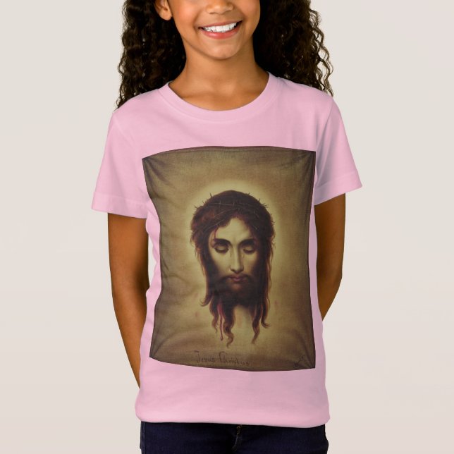 Camiseta Cara sagrada de Jesucristo (Anverso)