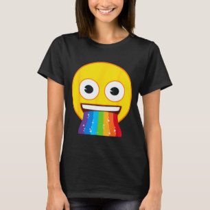 Camiseta Cara sonriente amarilla oficial de Emoji con boca 