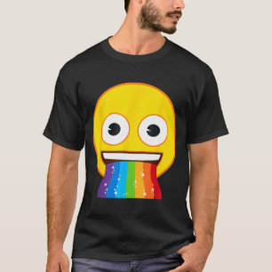 Camiseta Cara sonriente amarilla oficial de Emoji con boca 
