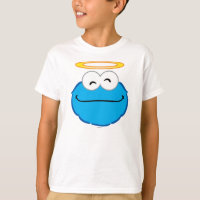 Cara sonriente de cookie con Halo