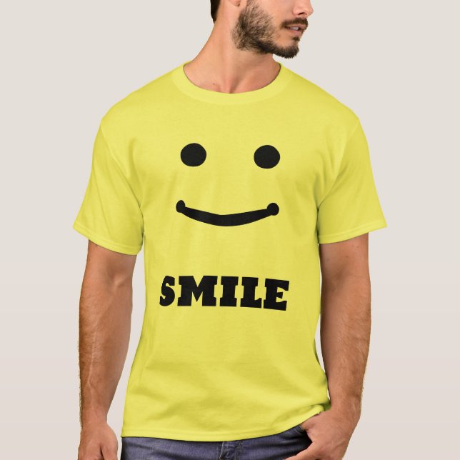 Camiseta Cara sonriente de Emoji divertida (Anverso)