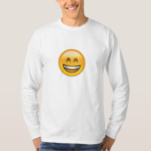 Camiseta Cara sonriente de la emoji con los ojos sonrientes