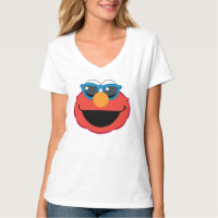 Cara sonriente Elmo con gafas de sol