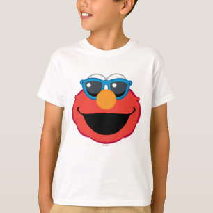 Camiseta Cara sonriente Elmo con gafas de sol